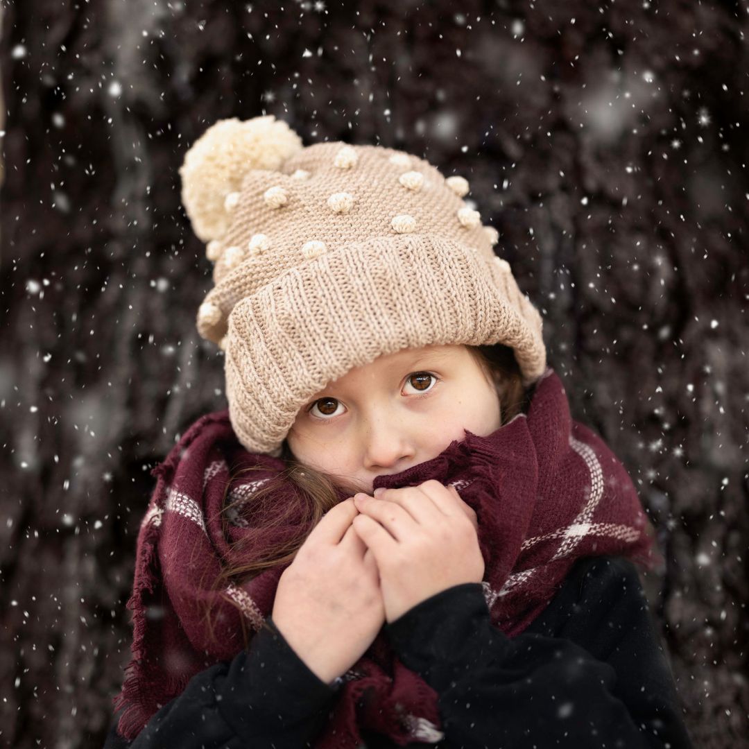 Popcorn Knit Hat - In Stock