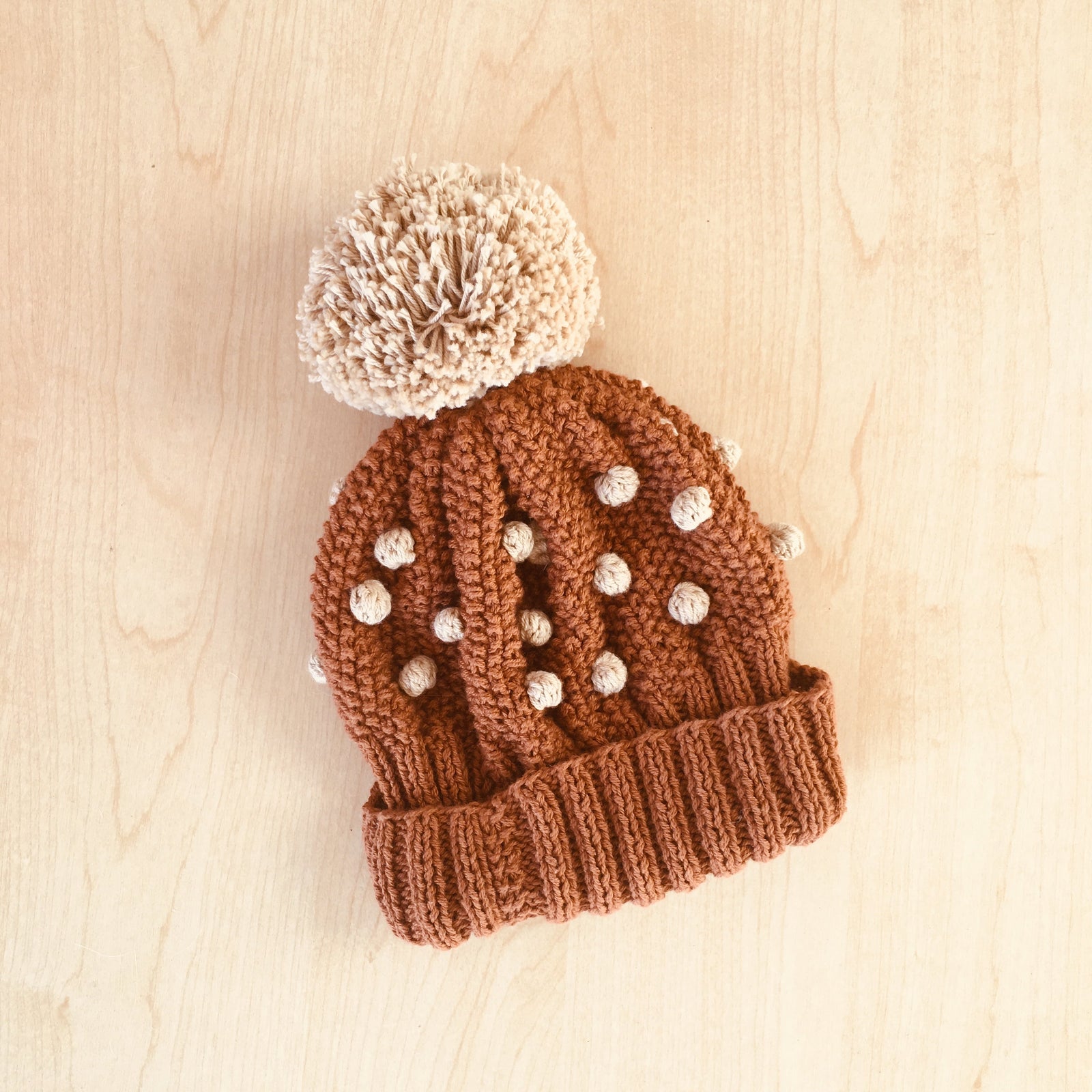Popcorn Knit Hat