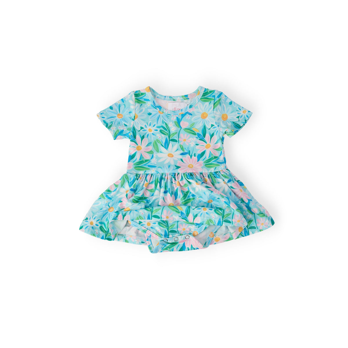 Preppy Daisies S/S Twirl Bodysuit