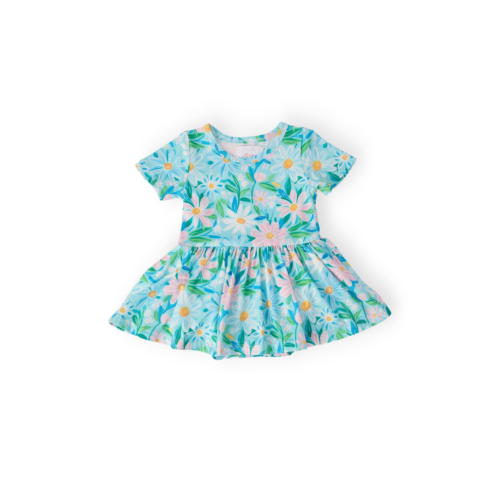 Preppy Daisies S/S Twirl Bodysuit