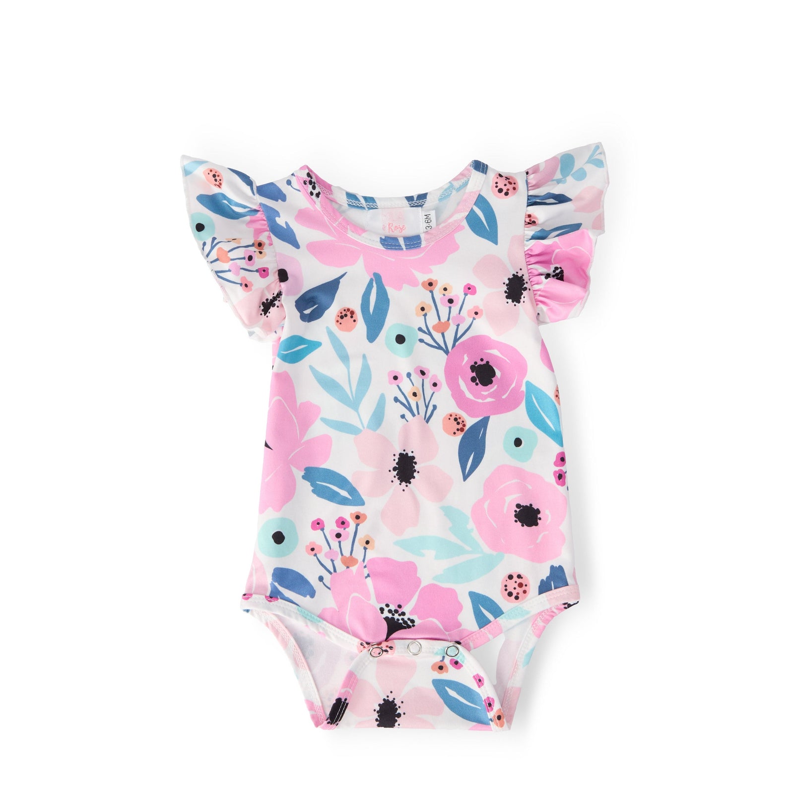 Pretty in Purple S/S Flutter Bodysuit