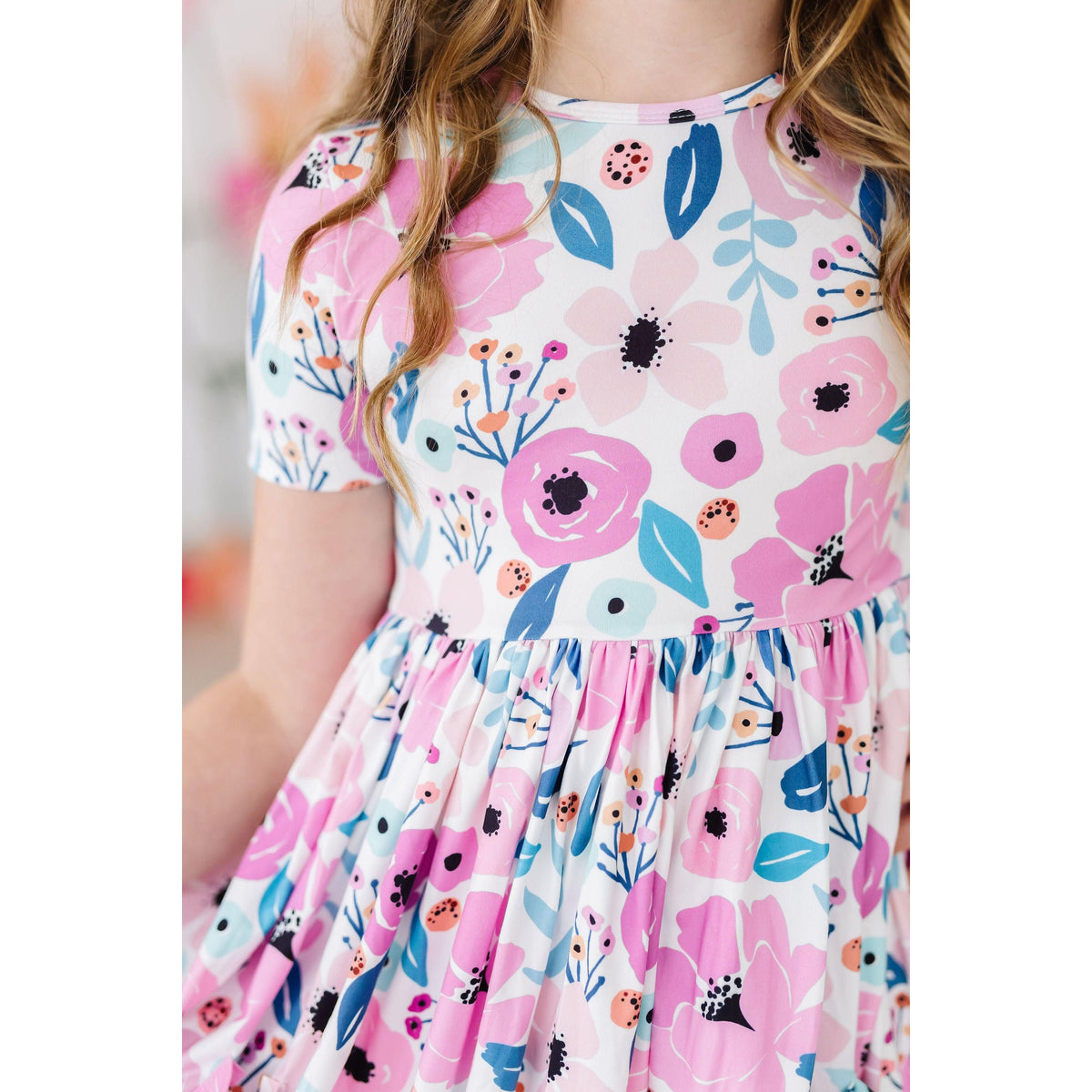 Pretty in Purple S/S Pocket Twirl Dress