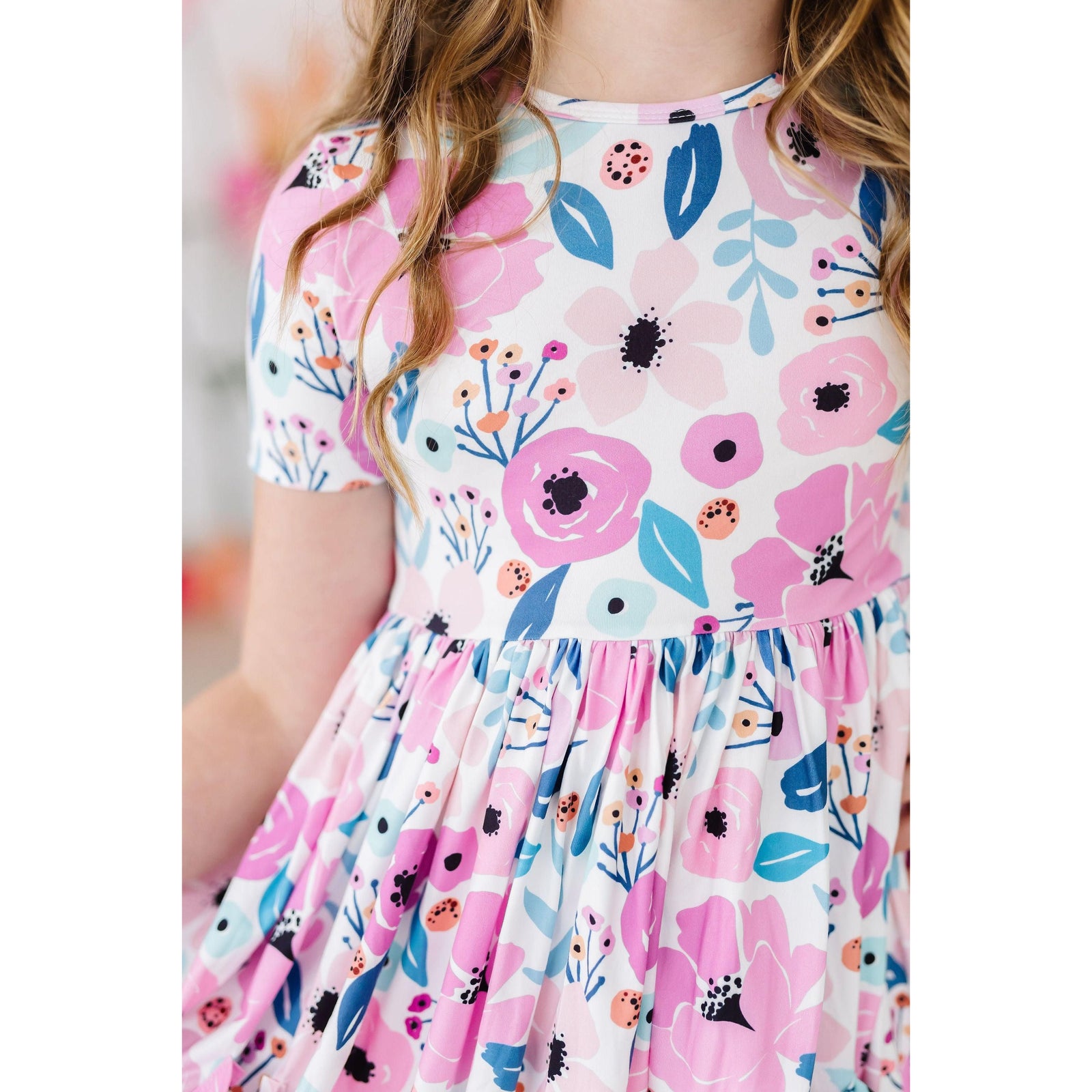 Pretty in Purple S/S Pocket Twirl Dress