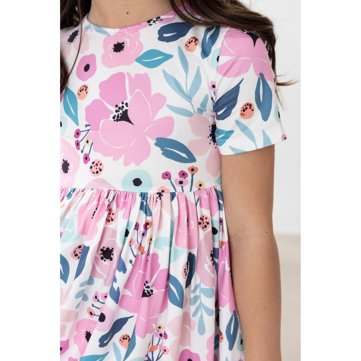 Pretty in Purple S/S Pocket Twirl Dress