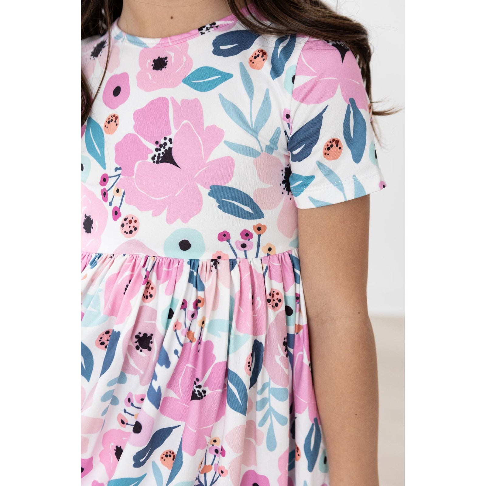 Pretty in Purple S/S Pocket Twirl Dress