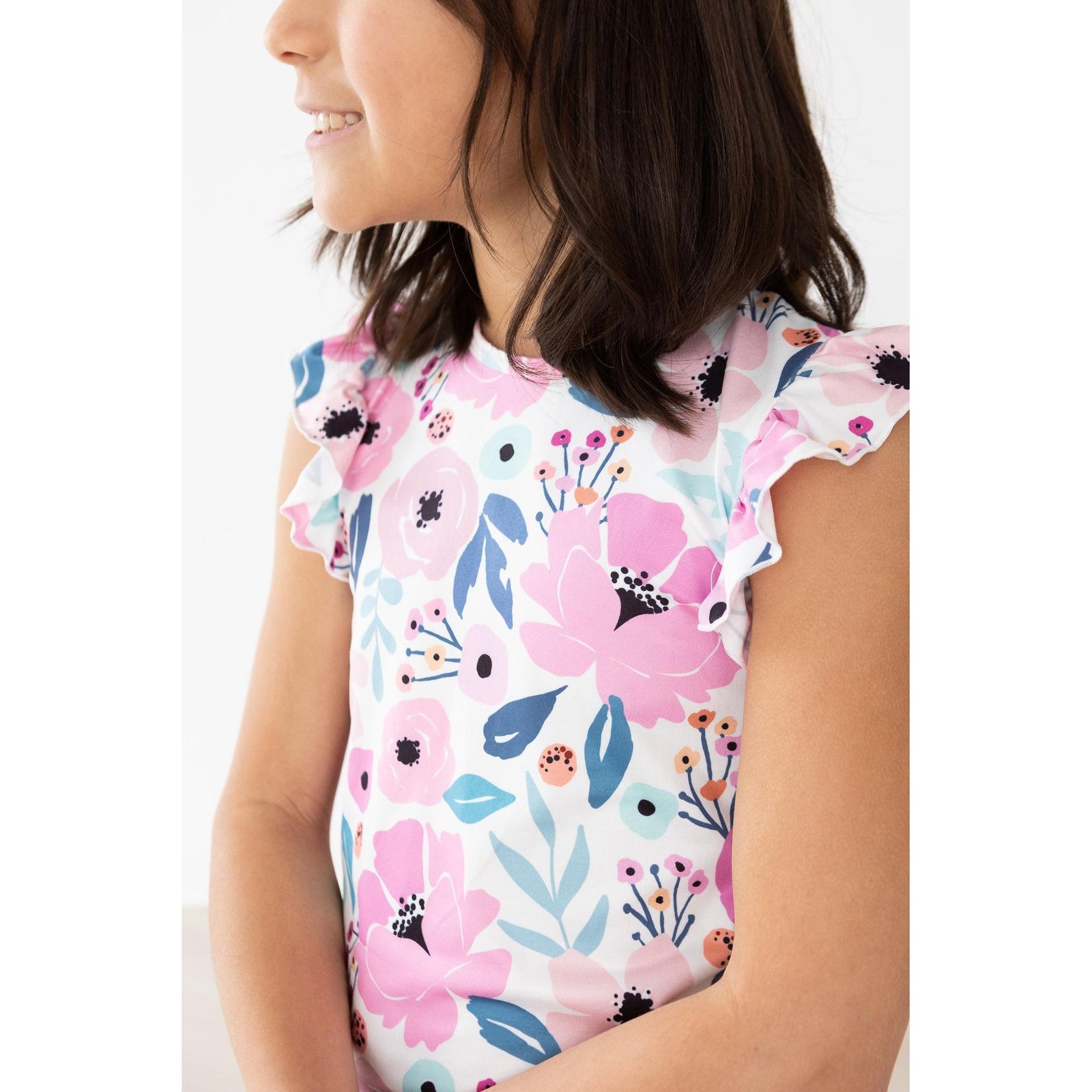 Pretty in Purple S/S Ruffle Tee