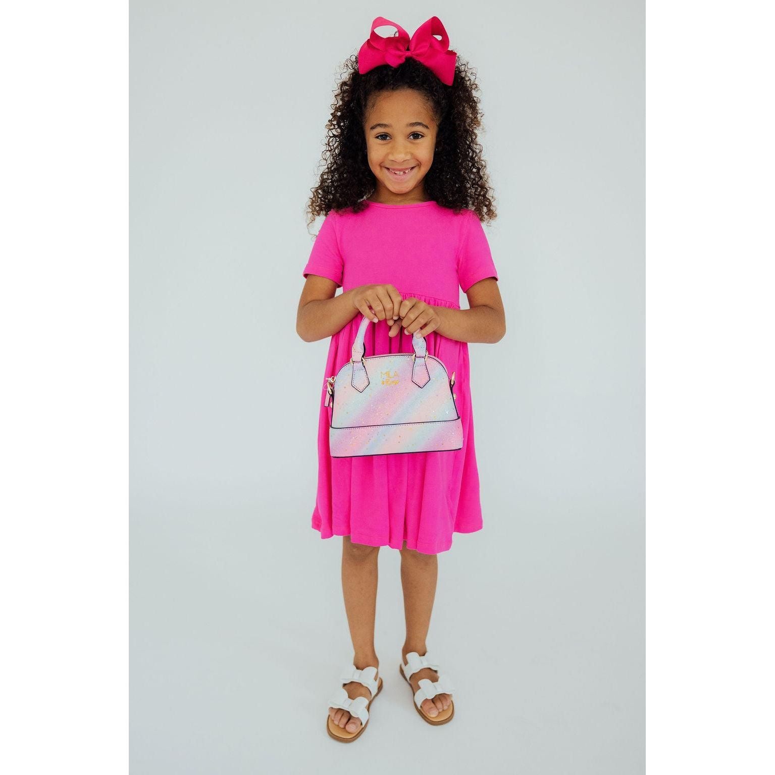 Princess Glitter Girl's Crossbody Purse