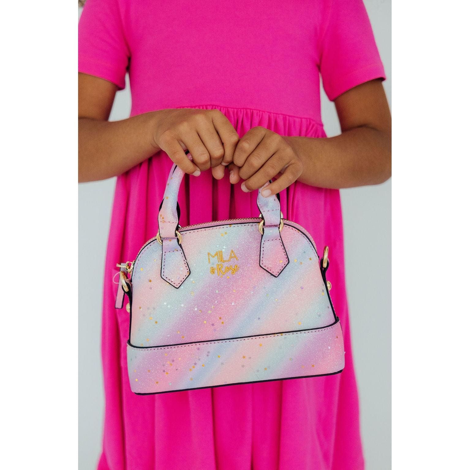 Princess Glitter Girl's Crossbody Purse