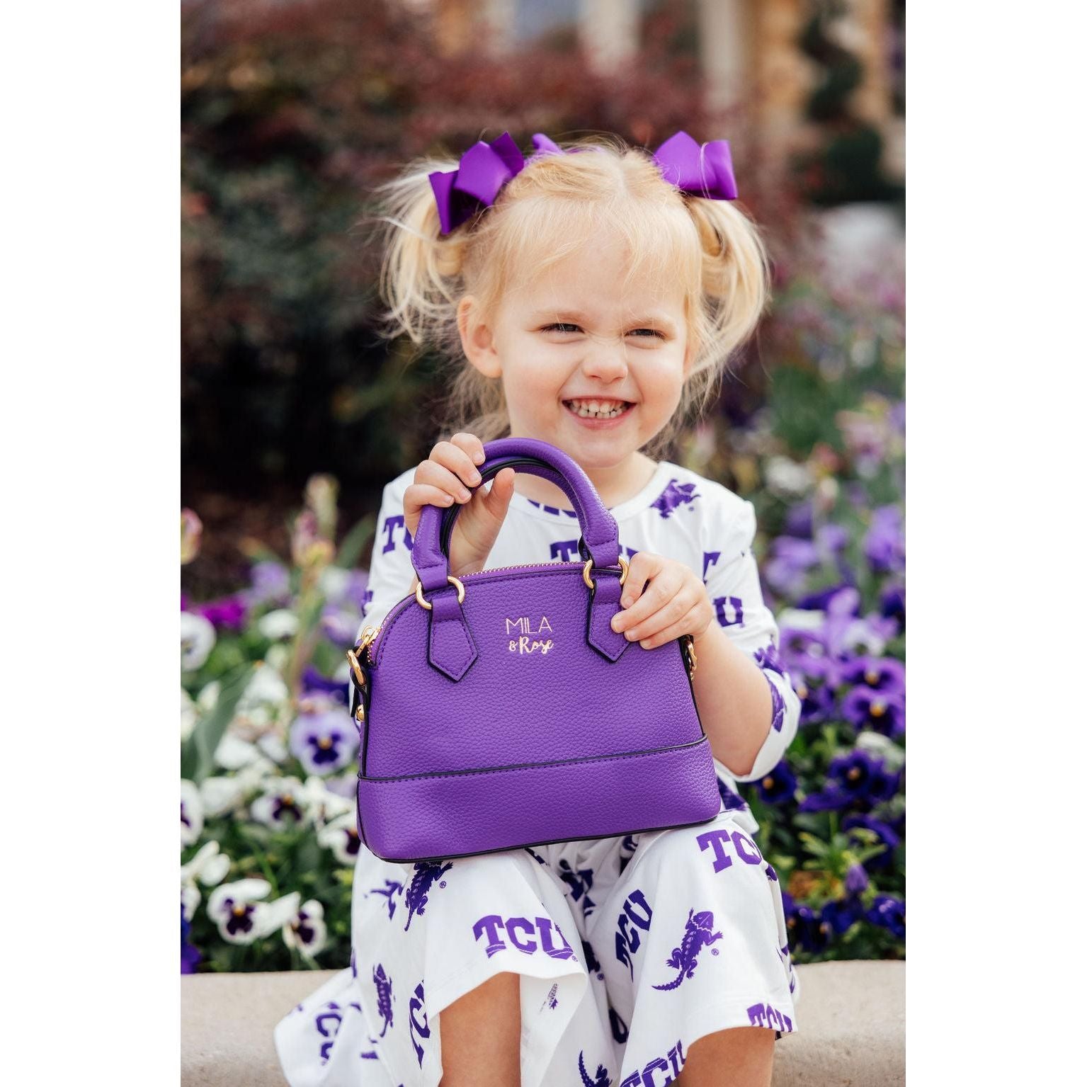 Purple Girl's Crossbody Purse