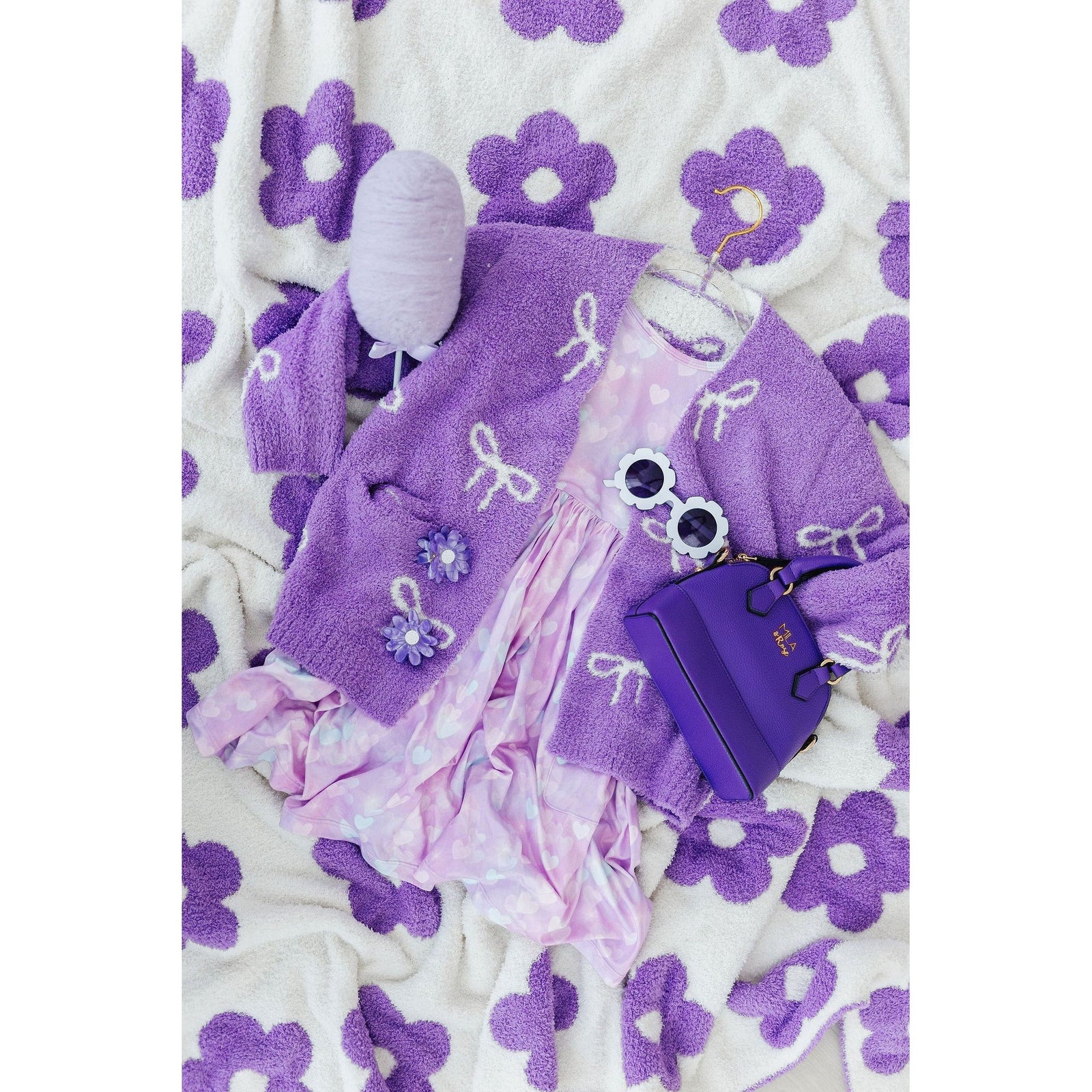 Purple Girl's Crossbody Purse