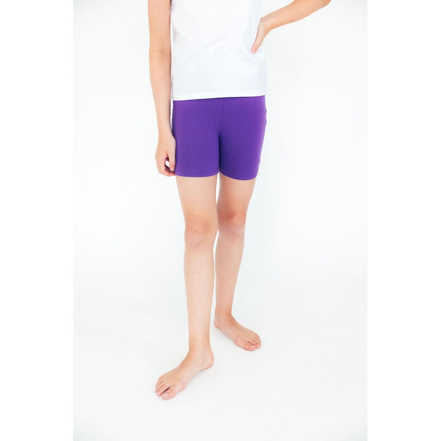 Purple Twirl Shorts