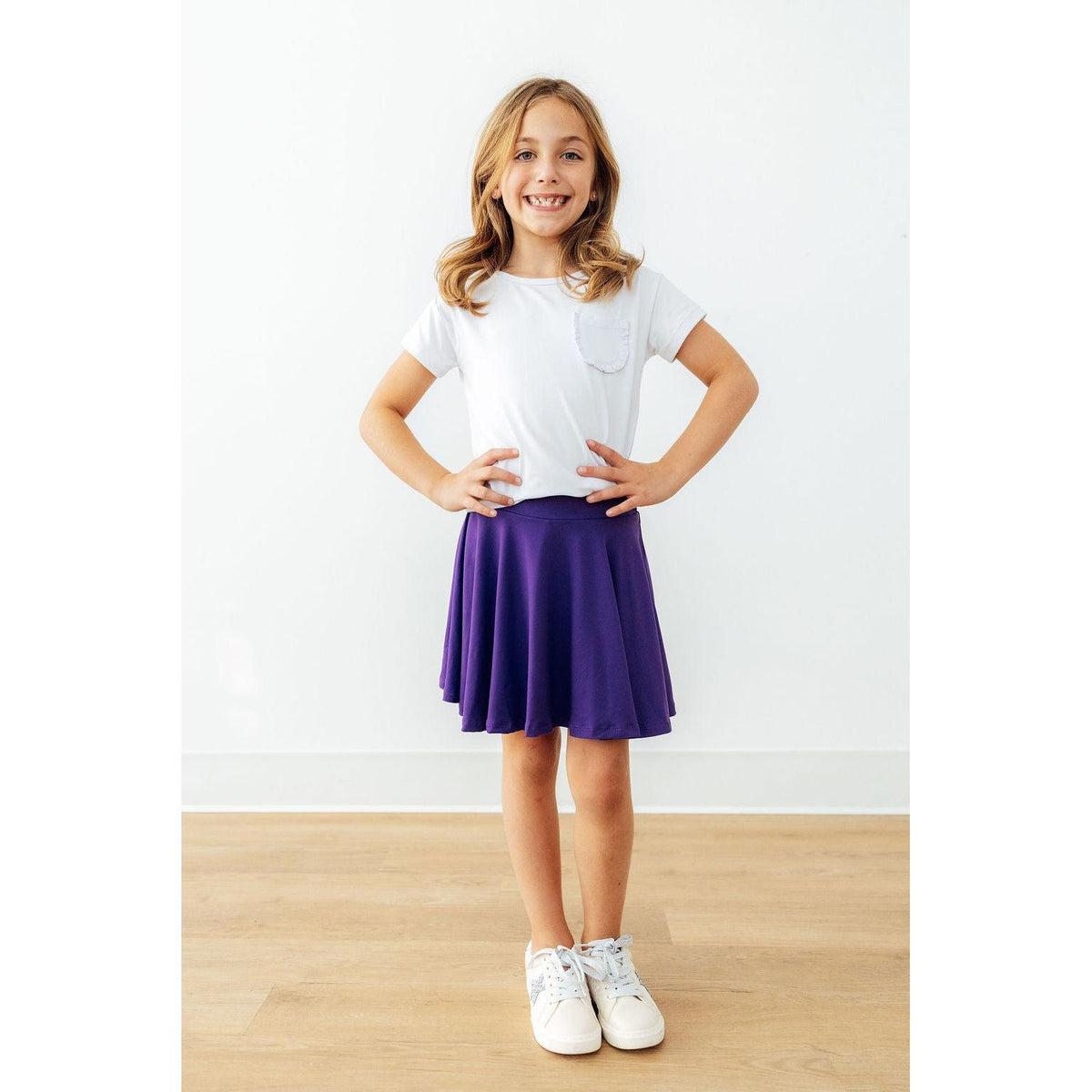 Purple Twirl Skort