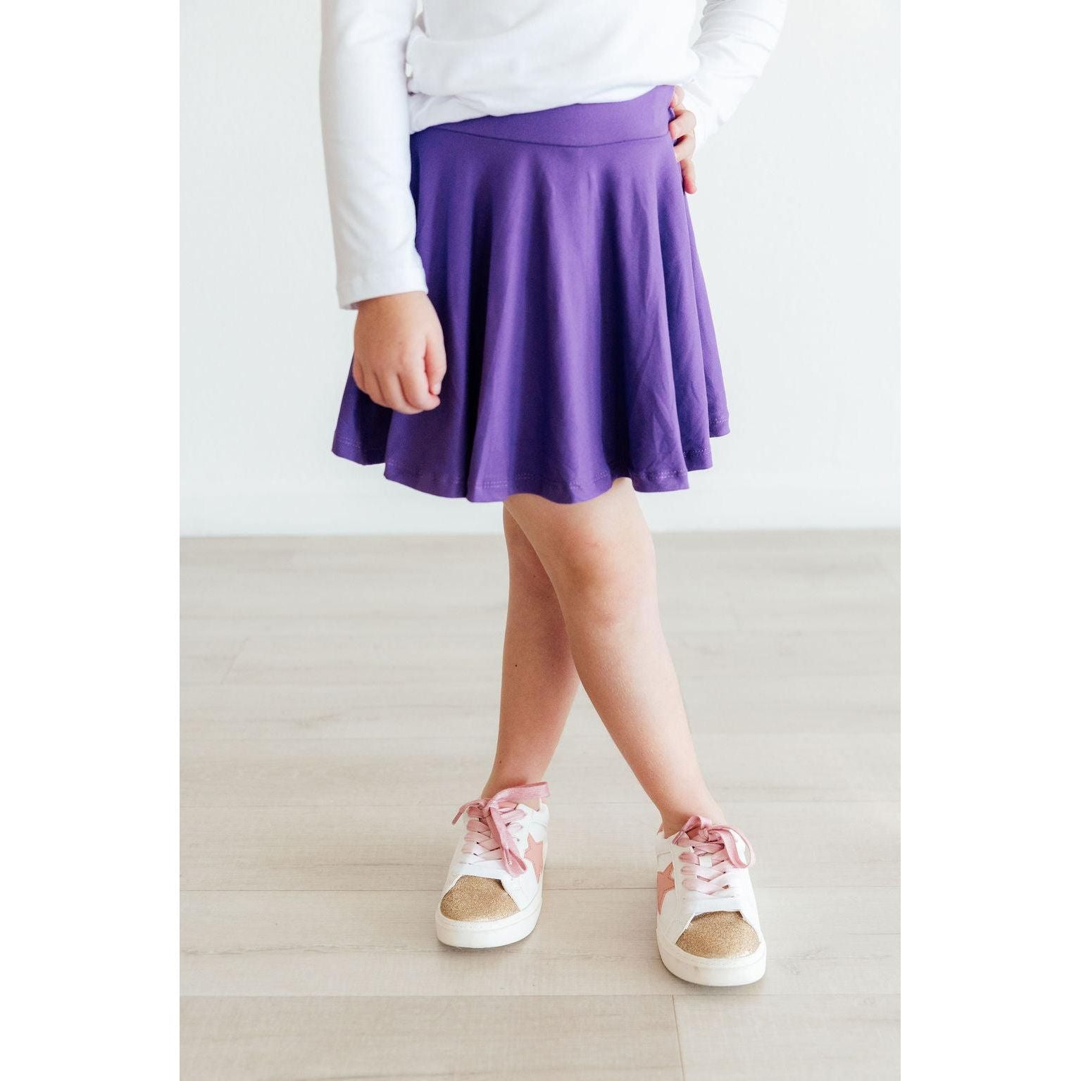 Purple Twirl Skort