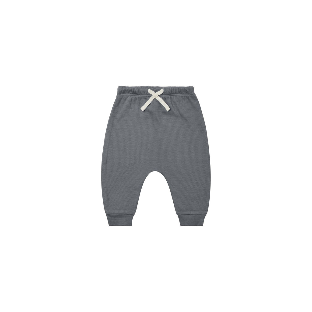 pointelle sweatpant || navy