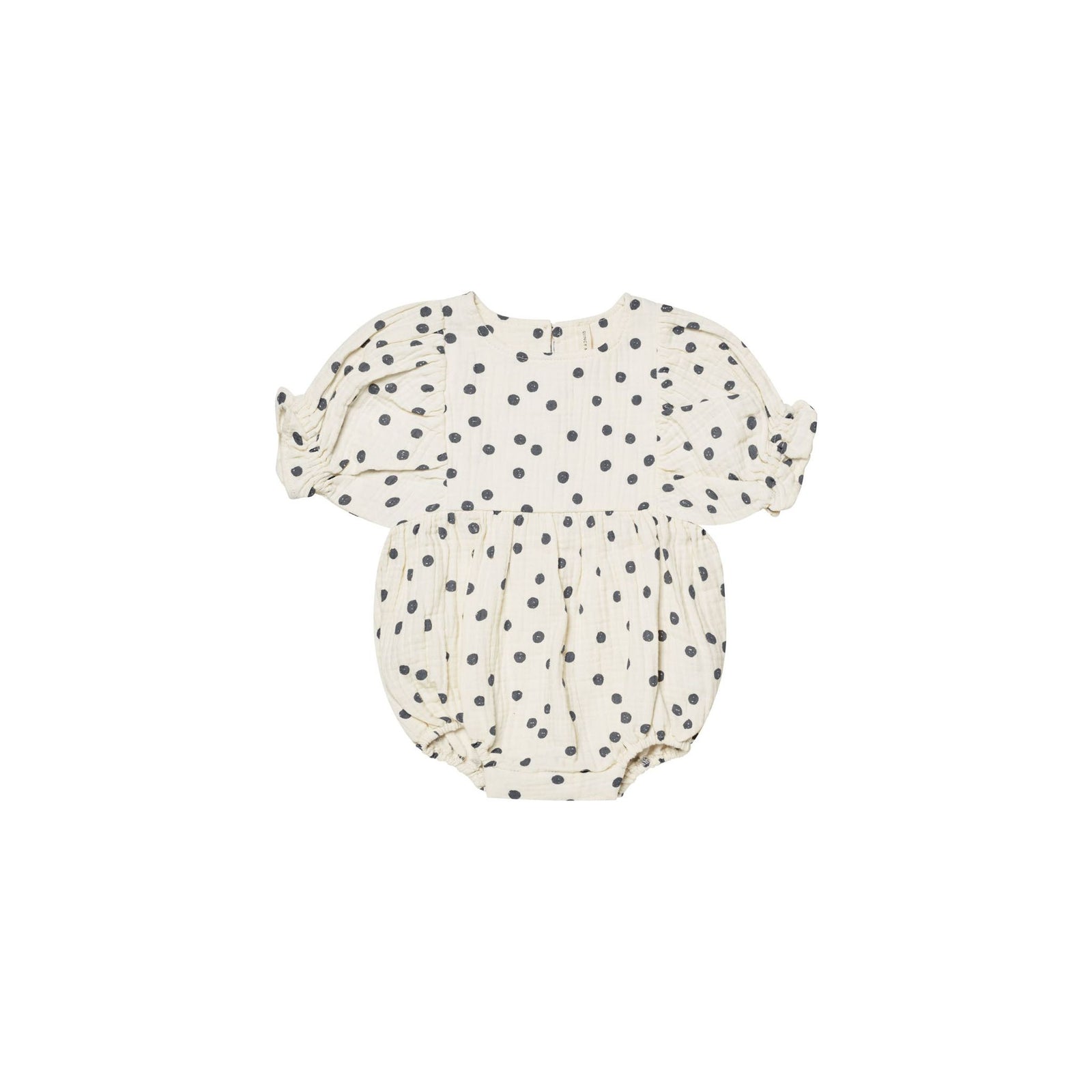 cosette romper || navy dot