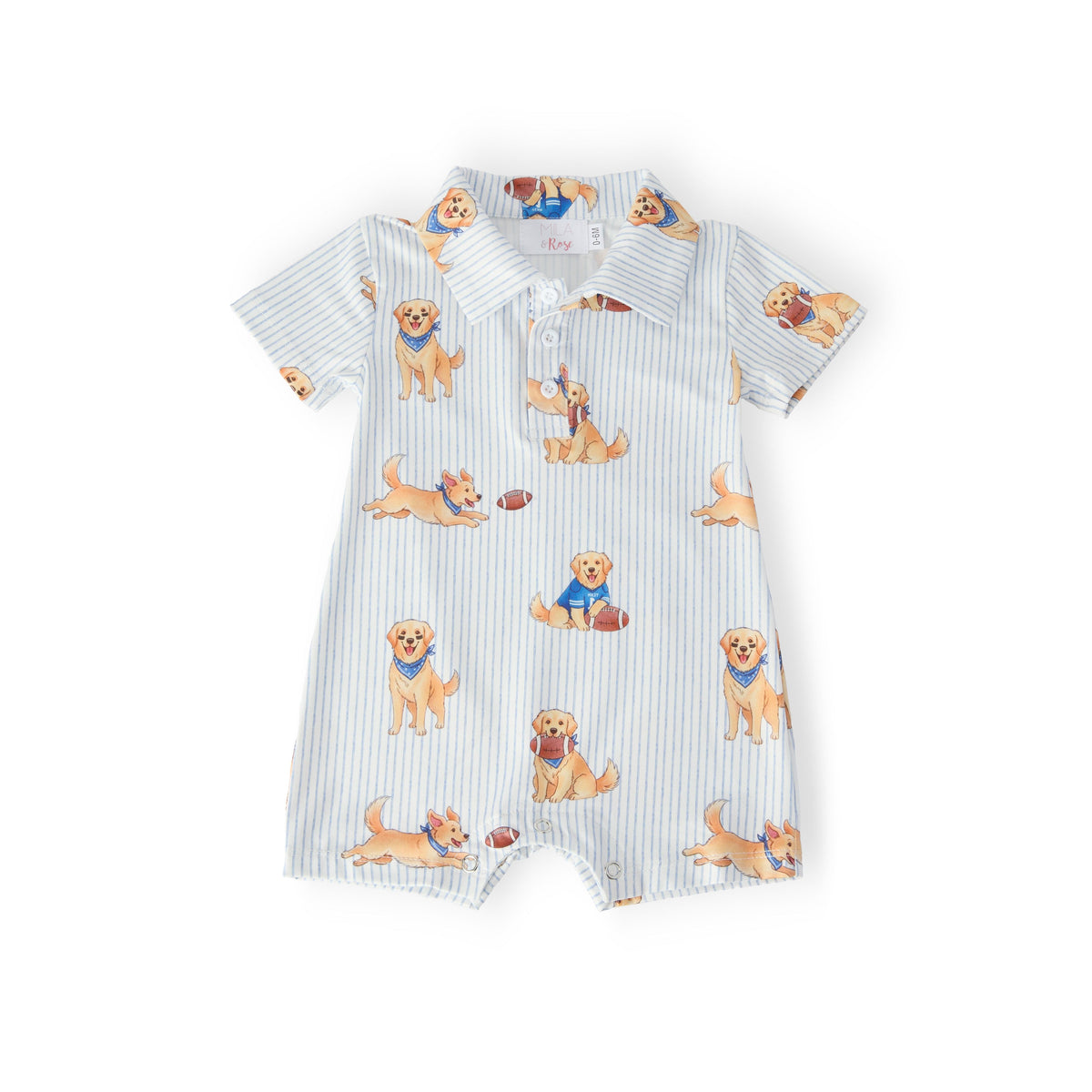 Quarter-Bark Polo Shorty One-Piece