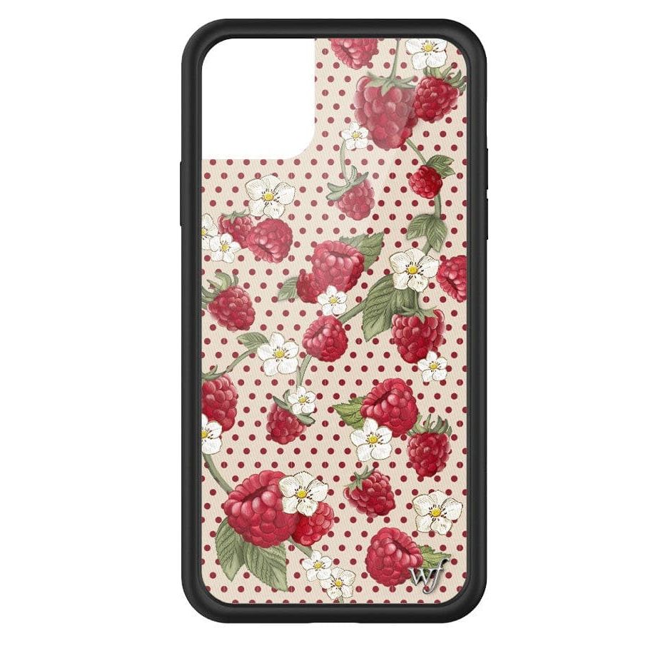 Raspberry Polka Dot iPhone Case