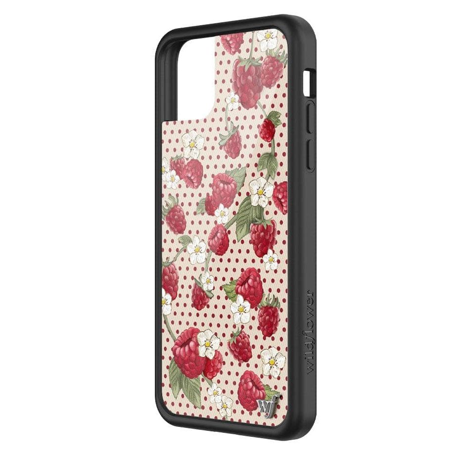 Raspberry Polka Dot iPhone Case