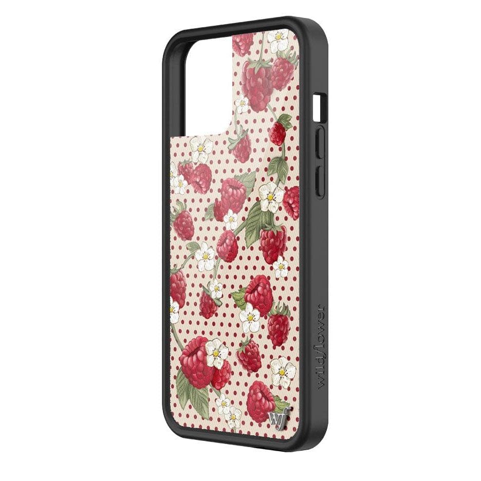 Raspberry Polka Dot iPhone Case