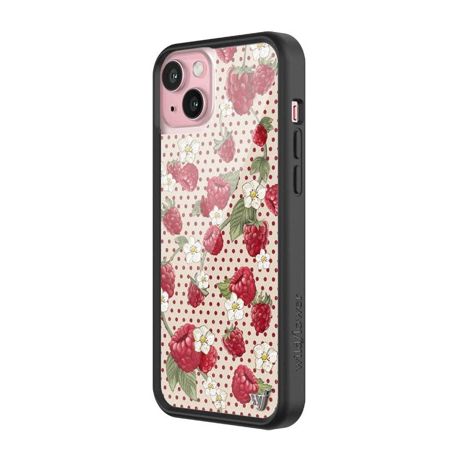Raspberry Polka Dot iPhone Case