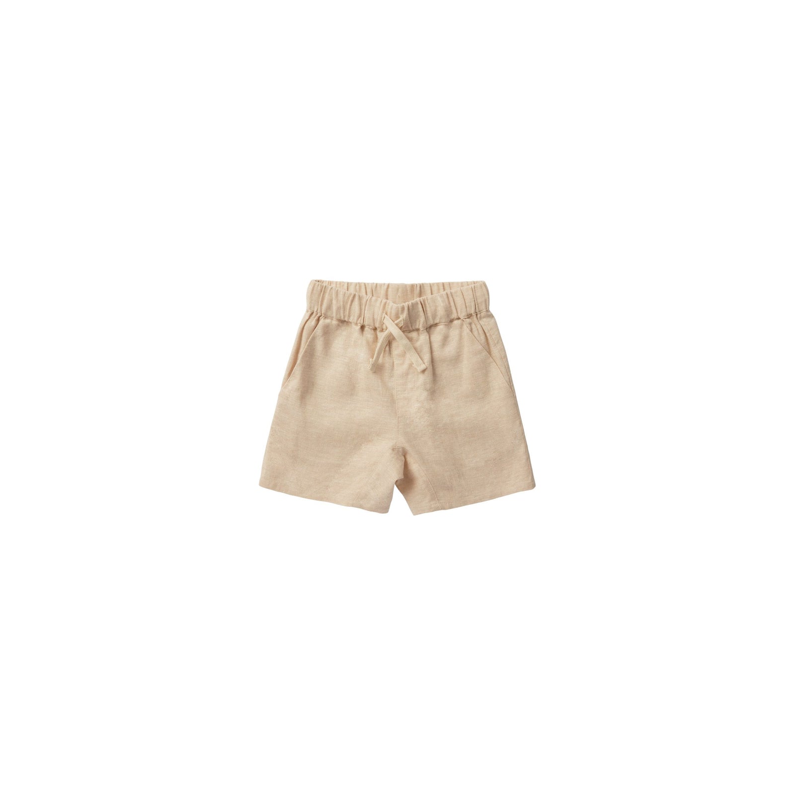 bermuda short || heathered sand