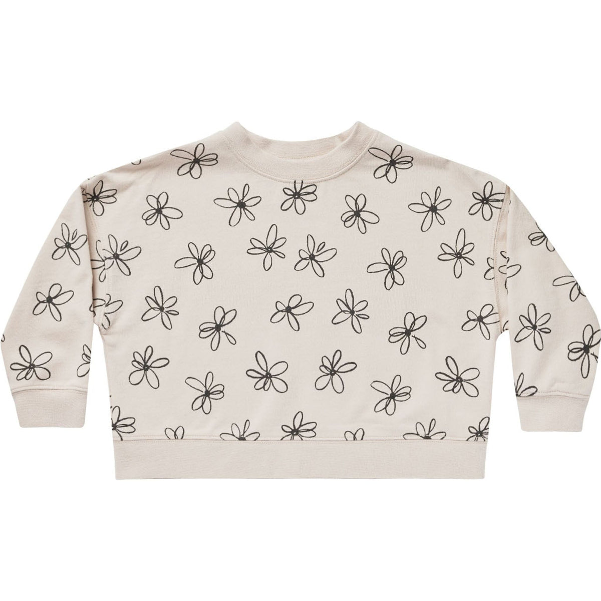 boxy pullover || sketchy fleur