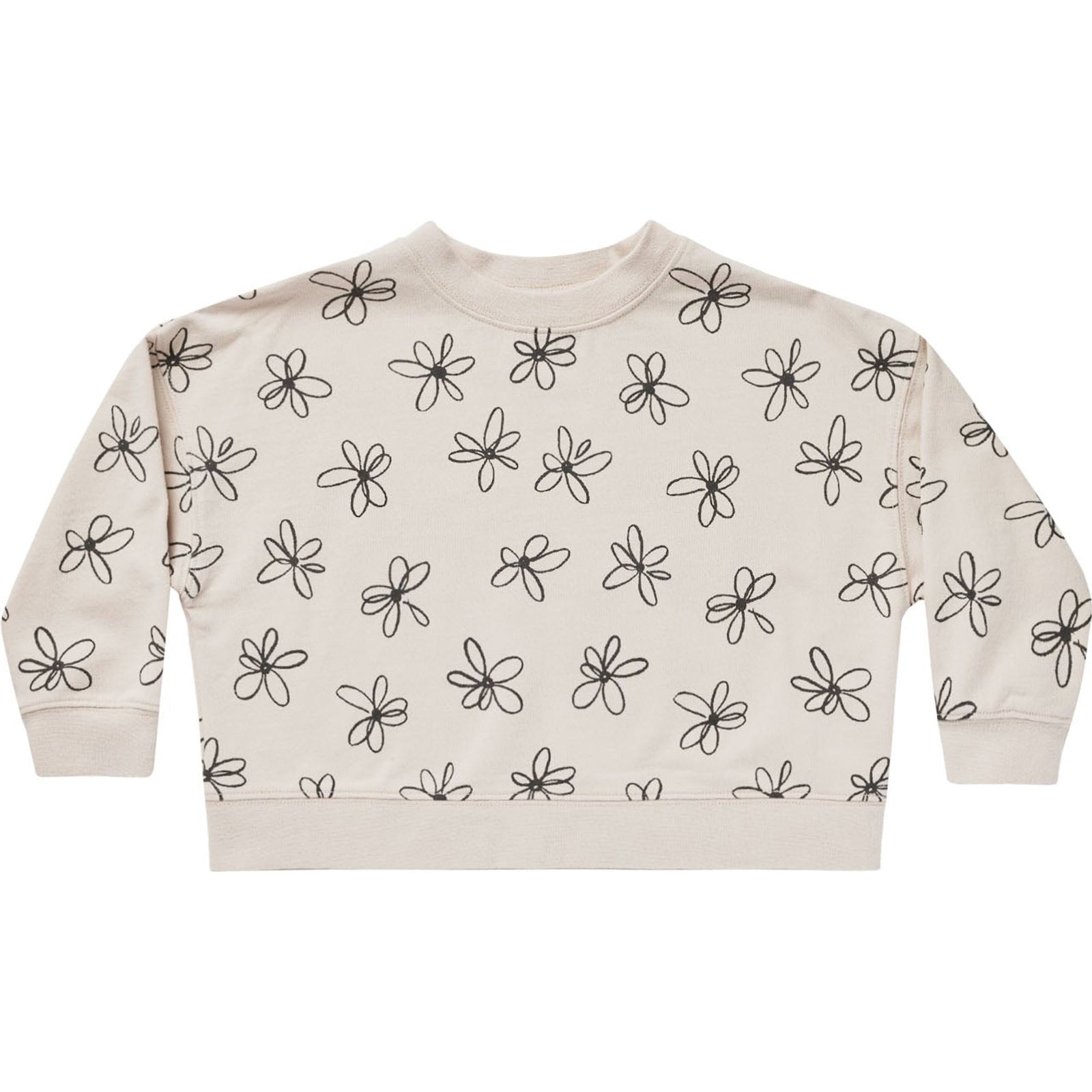 boxy pullover || sketchy fleur