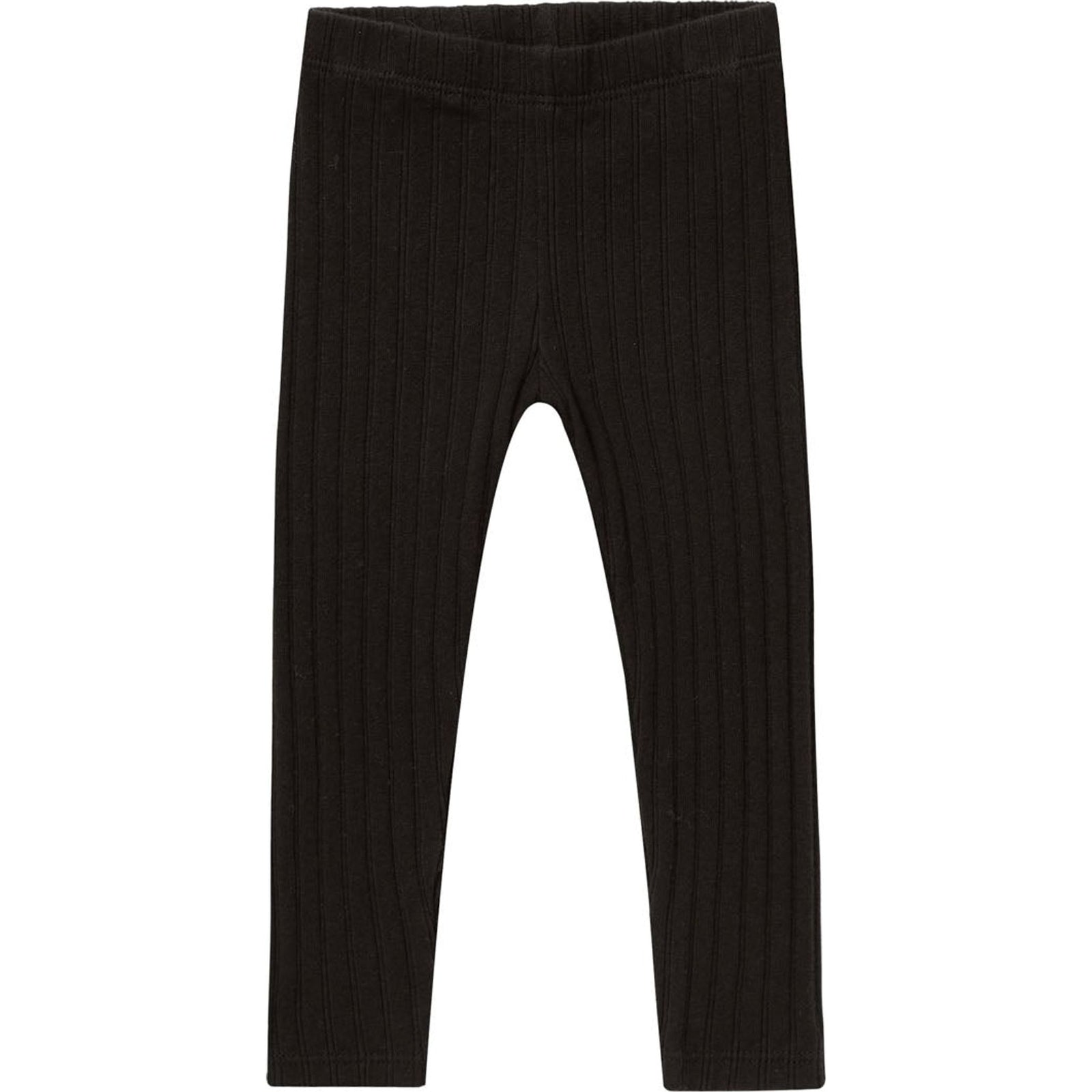 ribbed legging || black