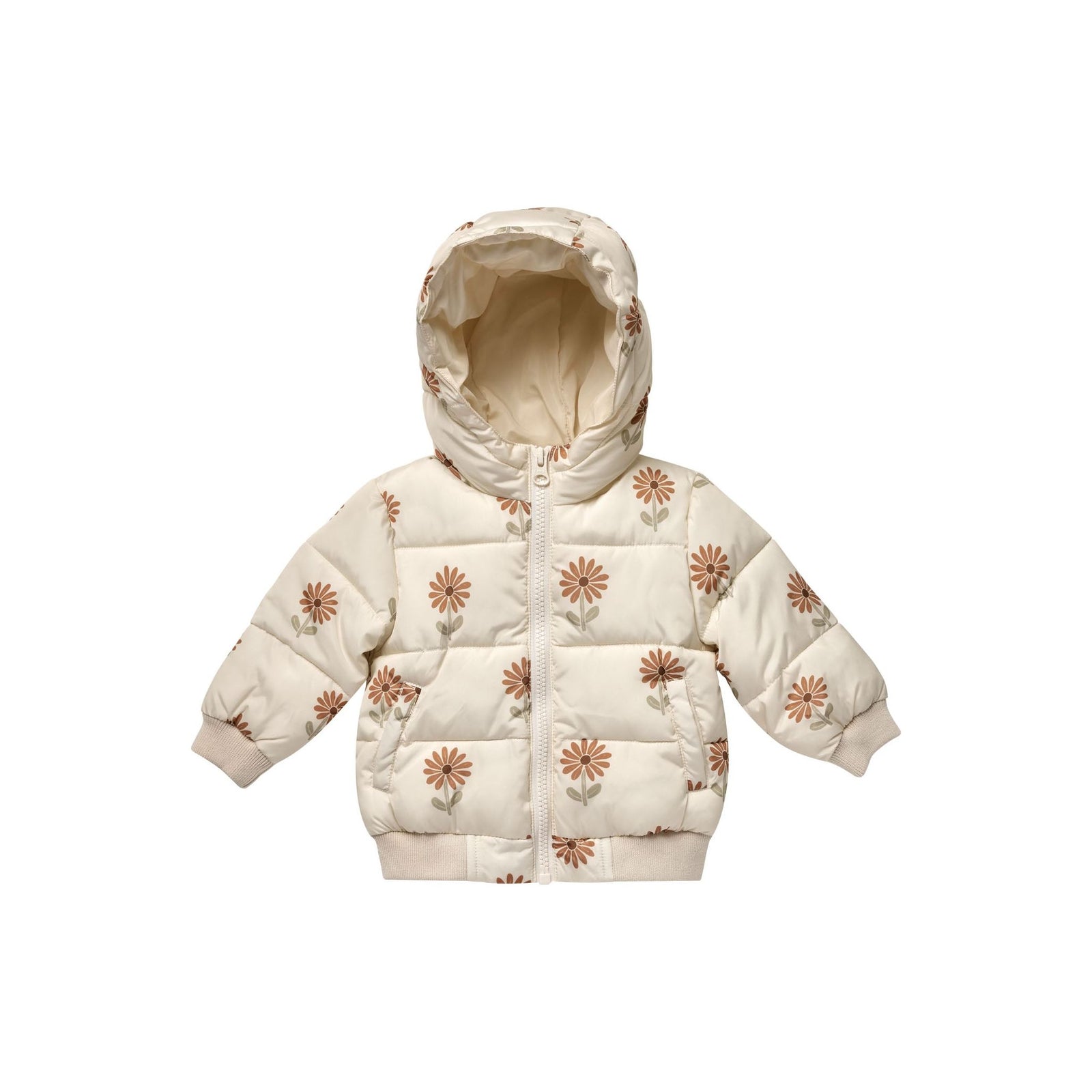 puffer jacket || sunflower
