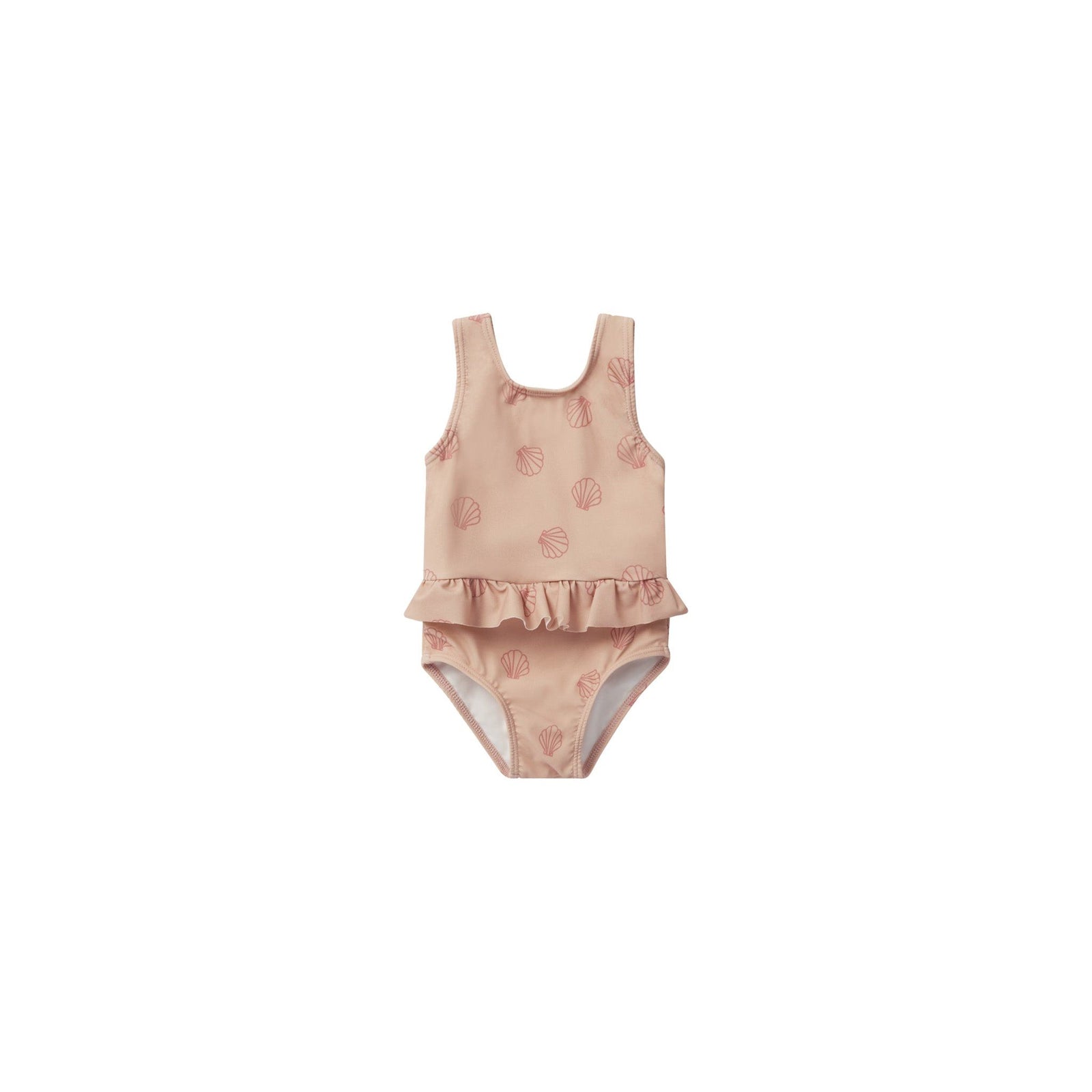 skirted one-piece || seashell