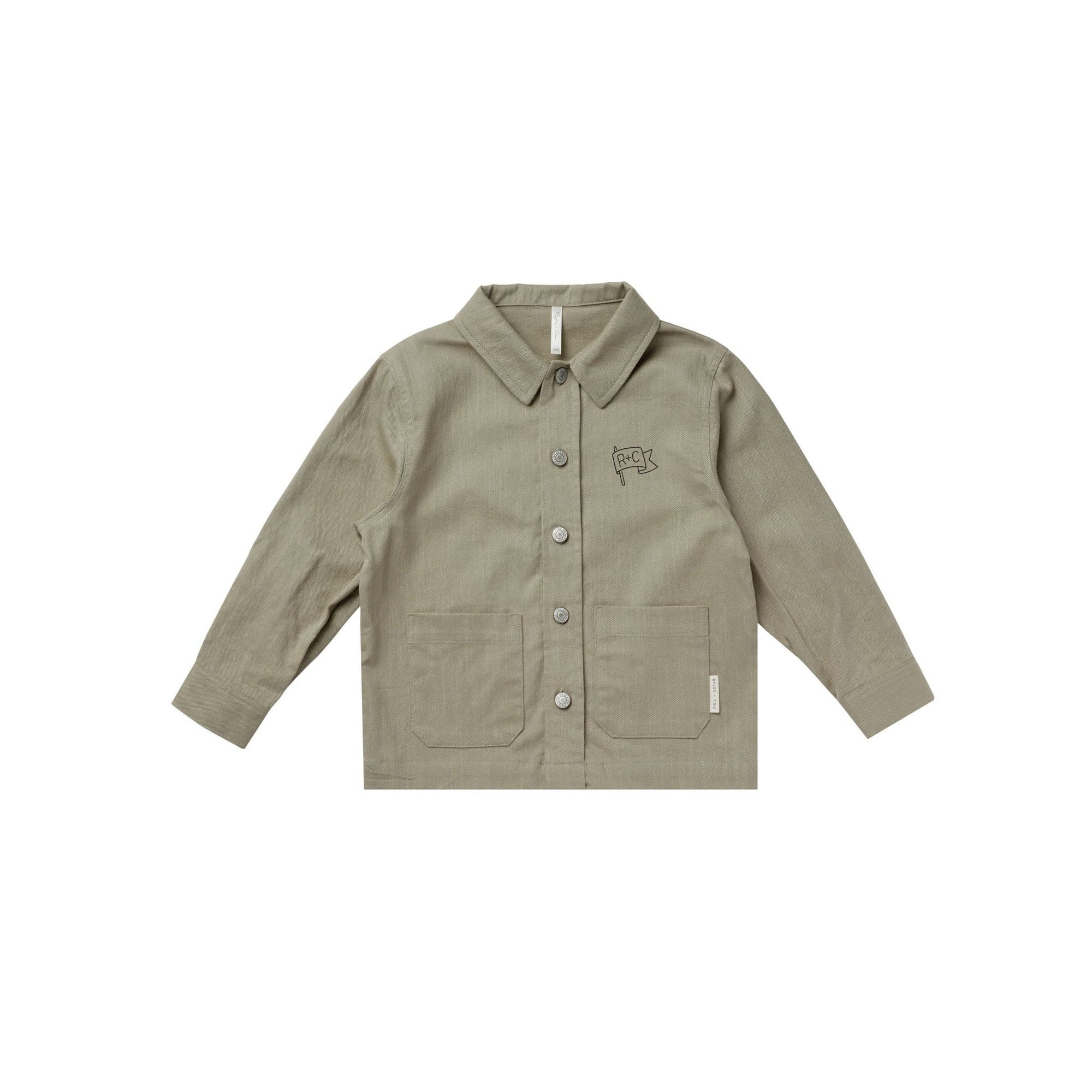 collared long sleeve shirt || brass stripe