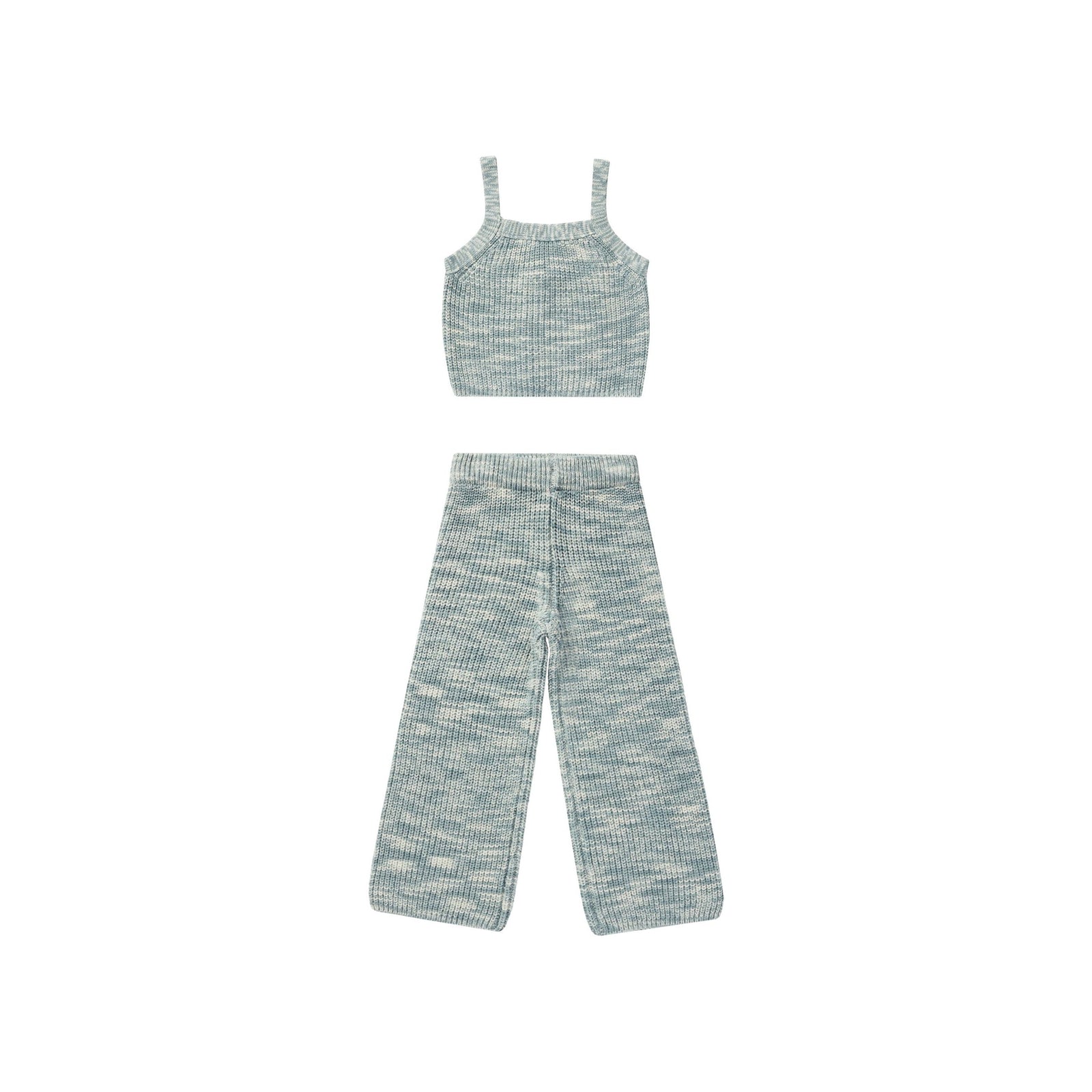 malia set || heathered blue