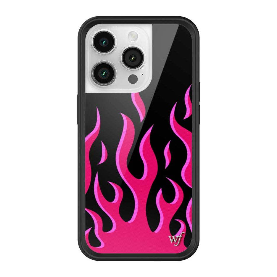 Flames | Black & Red iPhone Case