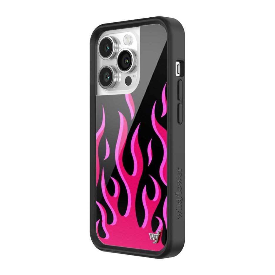 Flames | Black & Red iPhone Case