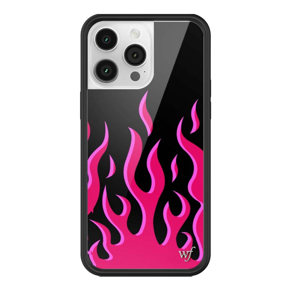 Flames | Black & Red iPhone Case