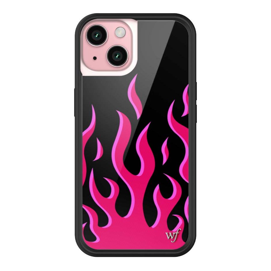 Flames | Black & Red iPhone Case