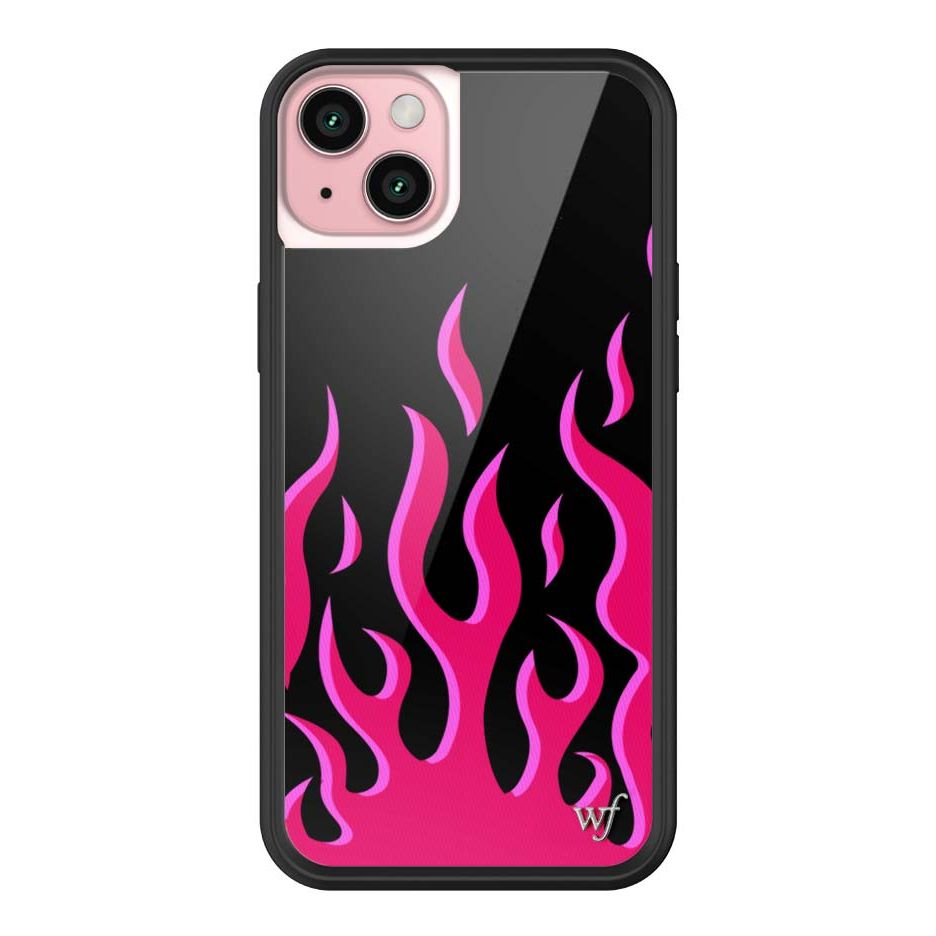 Flames | Black & Red iPhone Case