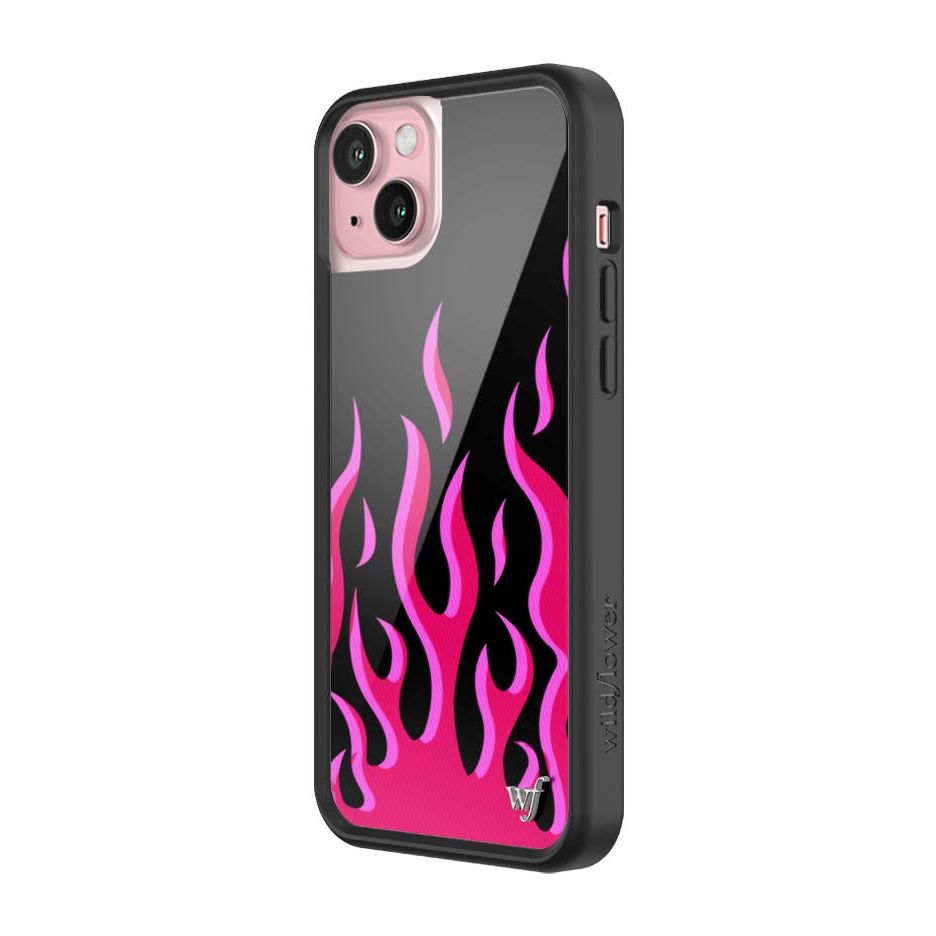 Flames | Black & Red iPhone Case