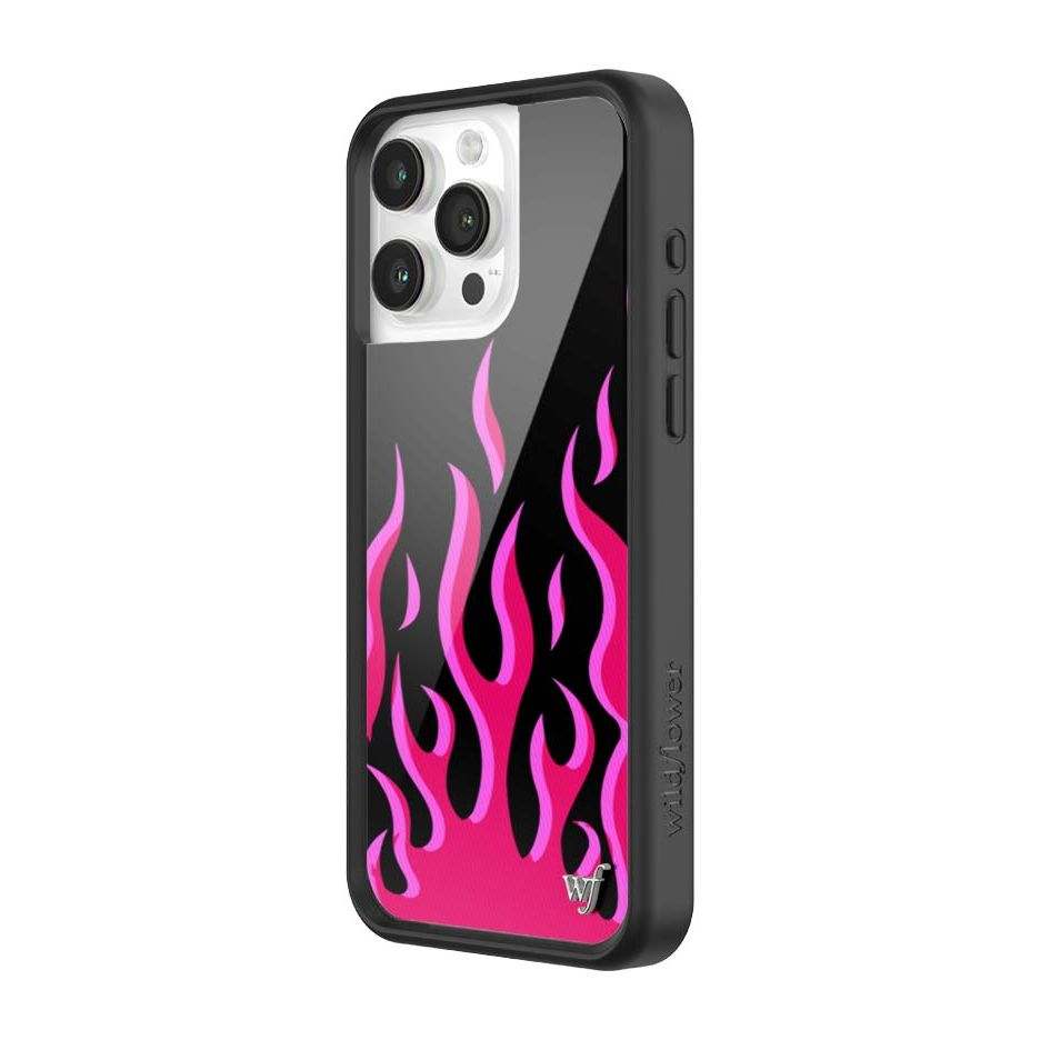 Flames | Black & Red iPhone Case