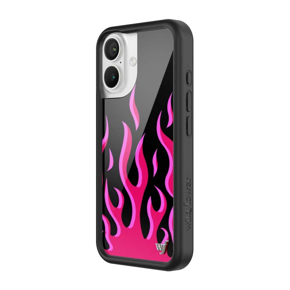 Flames | Black & Red iPhone Case
