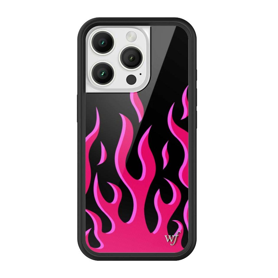 Flames | Black & Red iPhone Case