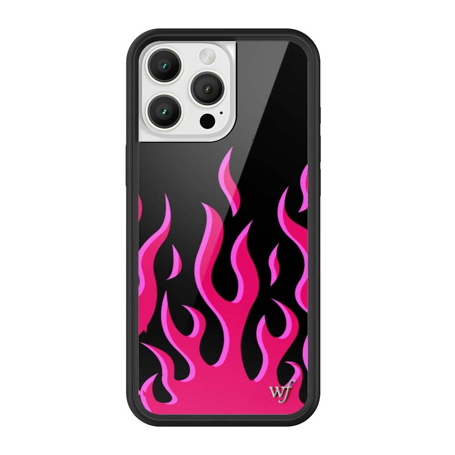 Flames | Black & Red iPhone Case