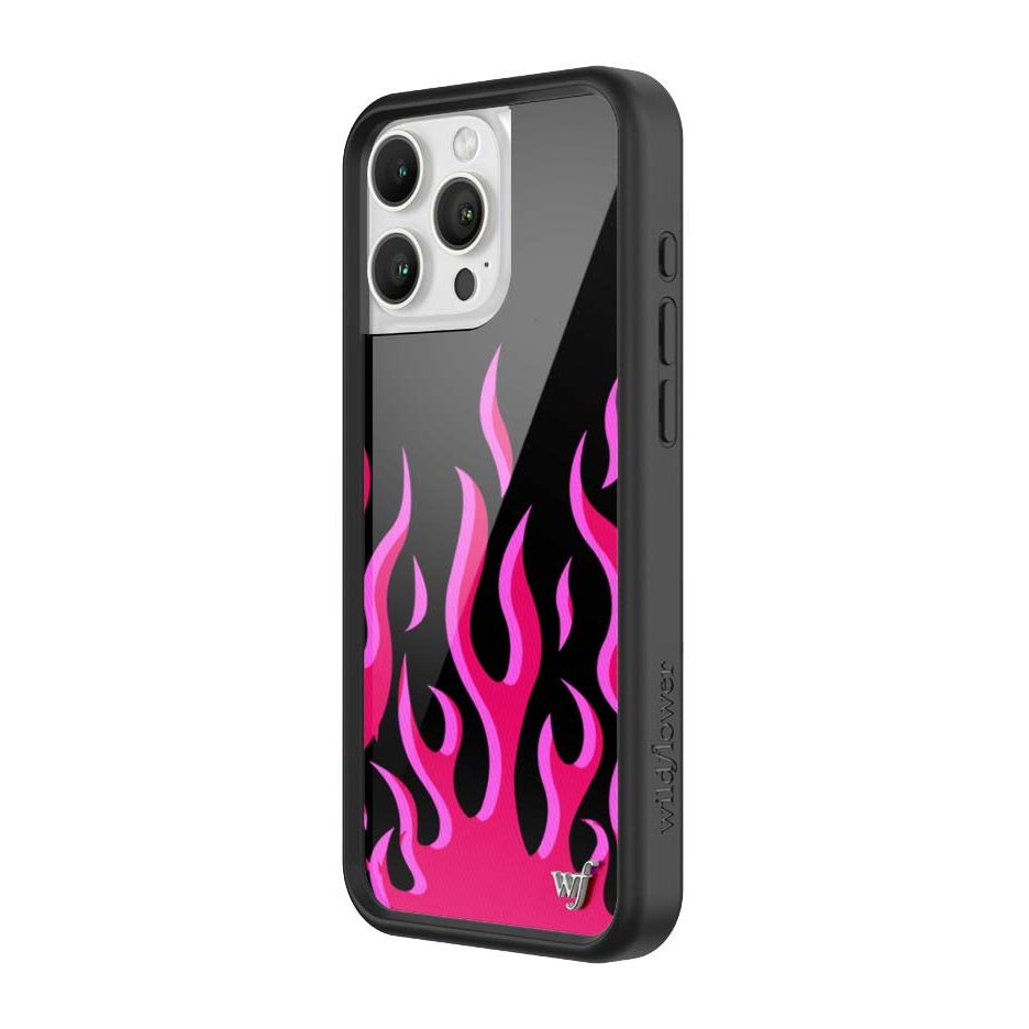 Flames | Black & Red iPhone Case