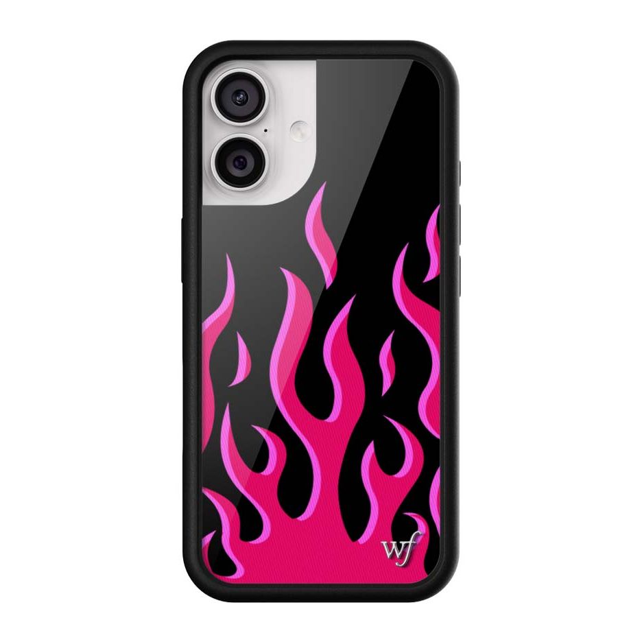 Flames | Black & Red iPhone Case