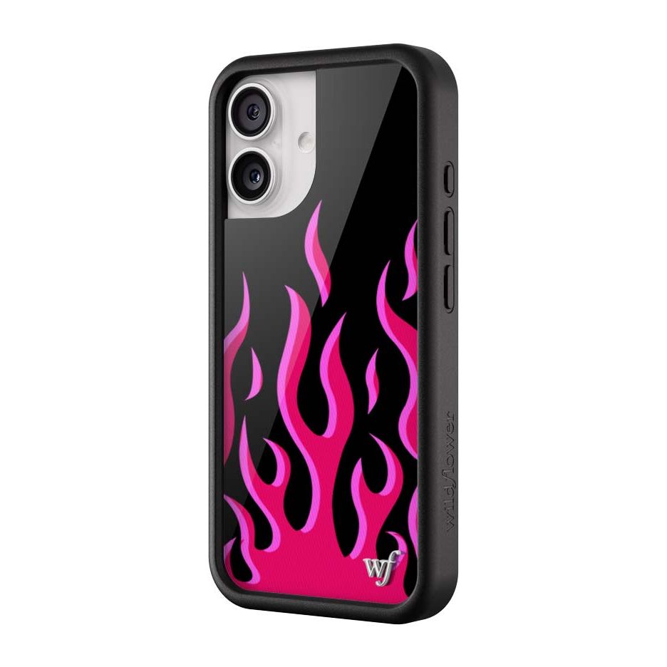 Flames | Black & Red iPhone Case
