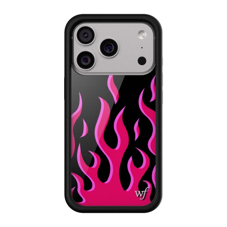 Flames | Black & Red iPhone Case