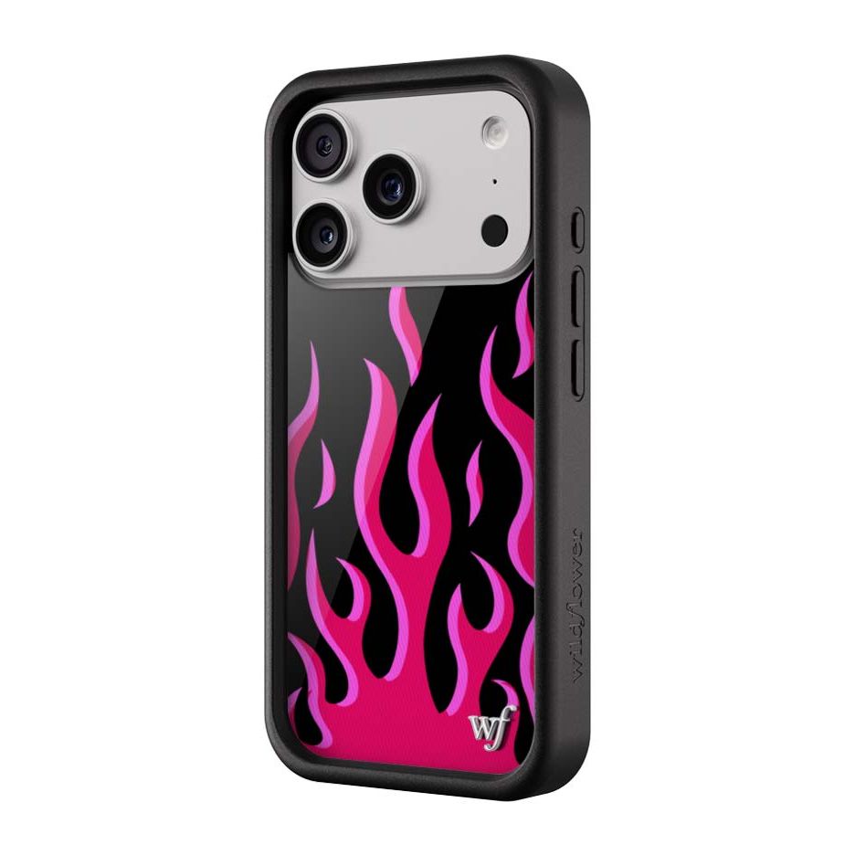 Flames | Black & Red iPhone Case