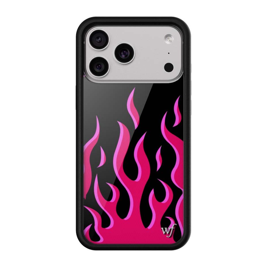 Flames | Black & Red iPhone Case