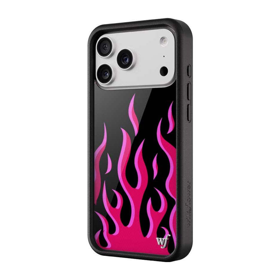 Flames | Black & Red iPhone Case