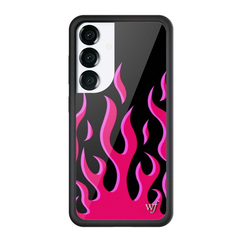 Flames | Black & Red Samsung Galaxy Case